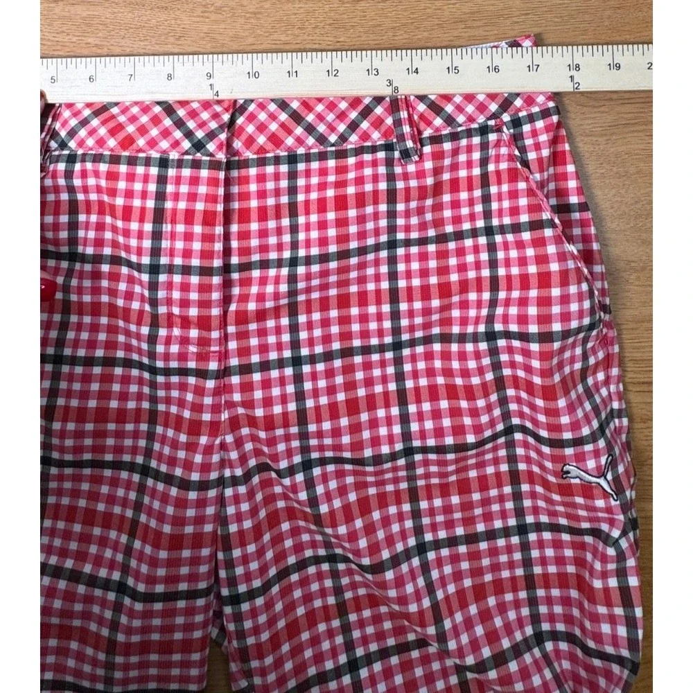 PUMA Golf CELL Performance Shorts Women's Size 12 Flat Front Stretch‎